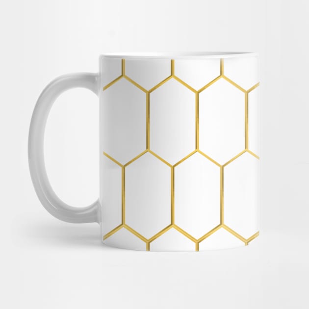 Honeycomb gold by Beccasab photo & design